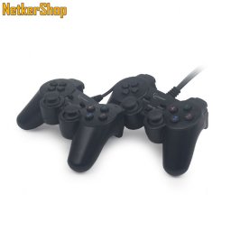 Gembird JPD-UDV2-01 Dual Vibration fekete PC gamepad (1 év garancia)