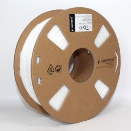 Filament 3D nyomtatókhoz PLA fehér 1.75mm 1kg Gembird (3DP-PLA1.75-01-W)