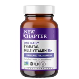 New Chapter Prenatal Multivitamin Prenatális támogatás 35 év feletti nőknek, 90 db