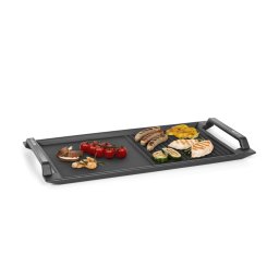Klarstein Delicatessa Grill Pan, grillező lap, indukciós főzőlap tartozék, fekete (CP4-GrillPan)