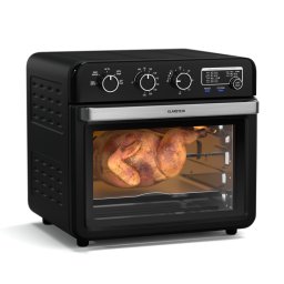 Klarstein Air Glaze forrólevegős sütő, 2000 W, 34 liter, panorámaablak, tartozékkészlettel együtt (TK32-AirGlazeBlack)