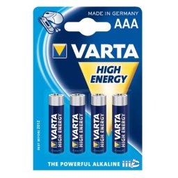 LR03 ALKÁLI AAA Long Life MIKRO ceruzaelem 1,26Ah 1,5V 4db-os Varta ew02633
