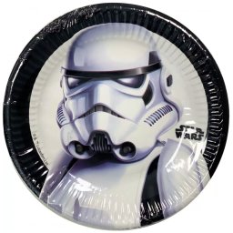 Star Wars papírtányér, party tányér 8 DARABOS, 20 cm Nr6