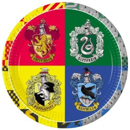 Harry Potter papírtányér, party tányér 8 DARABOS, 23 cm FSC Nr1