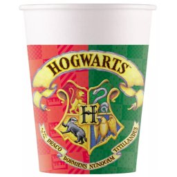 Harry Potter papírpohár, party pohár 8 DARABOS, 200 ml FSC Nr1