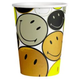 Emoji Smiley Originals papír papírpohár, party pohár 8 DARABOS, 250 ml Nr1
