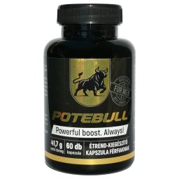 Potebull - étrend kiegészítő kapszula férfiaknak (60db)