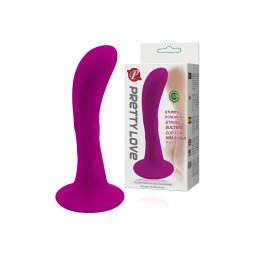 Pretty Love Baile - tapadókorong, íves anál plug (pink)