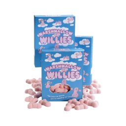 Marshmallow - pillecukor fütyi - pink (140g)