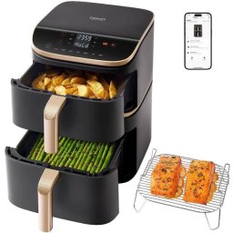 Cosori Turbo Tower Pro Smart Hot Air Fryer 10, 8l fekete