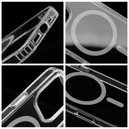 Drop Glue Colorful Ring MagSafe-kompatibilis tok Samsung Galaxy A56 - szürke