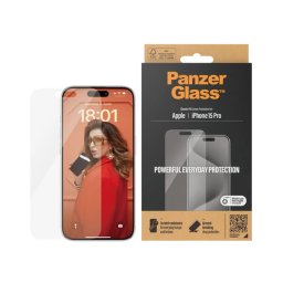 PANZERGLASS CLASSIC FIT képernyővédő üveg (extra karcálló, ütésállóság) ÁTLÁTSZÓ Apple iPhone 15 Pro