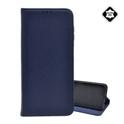 Tok álló, valódi bőr (FLIP, oldalra nyíló, asztali tartó) SÖTÉTKÉK Xiaomi 15T Pro