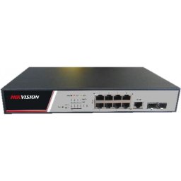 Hikvision Switch PoE - DS-3E2510P (8xGb PoE + 2xGb uplink, 125W, menedzselhető)