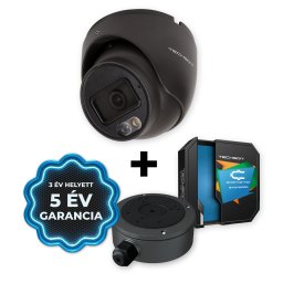 Techson TCI MS6 E004 WI AM -2.8 GRAY + JG + SCSTD1 4 Mpx-es IP kamera Tömszelencés kötődobozzal és SmartCenter STD licenccel