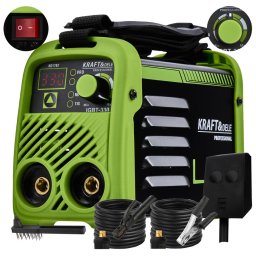 Kraft&Dele MMA, TIG, LIFT, VRD, LCD inverteres hegesztőgép, KD1782, 20-330A
