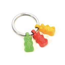 TROIKA Kulcstartó, 3 charm dísszel, TROIKA "Haribo"