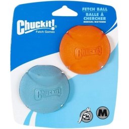 Chuckit! Fetch Labda Pakk - Tartós, magasra pattanó kutyalabdák (M; 2 db labda / csomag; Átmérő: 6.5 cm)