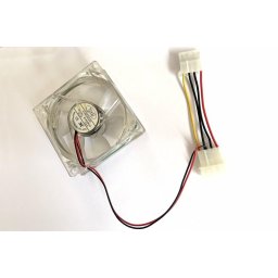 EUROCASE ventilátor 80mm, 12V/0, 14A, világító RGB (molex)