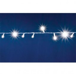 LED-es izzósor, 10 m / 200 LED, sorolható, hidegfehér