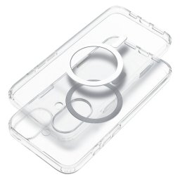 CLEAR Case 2mm MagSafe-kompatibilis tok kameravédelemmel iPhone 16 - átlátszó