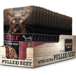 Leonardo marhahús extra tépett marhahússal alutasakos macskaeledel (16 x 70 g) 1.12kg