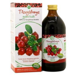 Mannavita Tőzegáfonya gyümölcslé 100%-os, 500 ml
