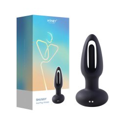 Honey Play Box Snuggy - nyelves anál vibrátor (fekete)