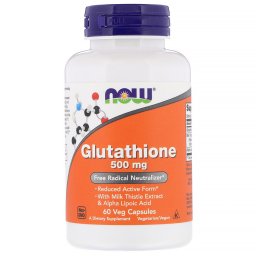 NOW Foods Glutation, 500 mg, 60 db