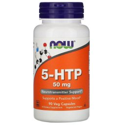 NOW Foods 5-HTP, 50 mg, 90 db