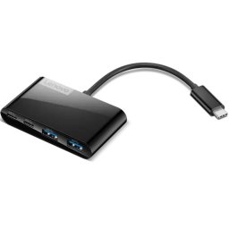 Lenovo Hub Select 4 portos USB-C, 2x USB-A 2x USB-C, fekete