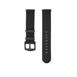 WB Original prémium kétrészes Nato óraszíj, fekete/fekete, 22mm