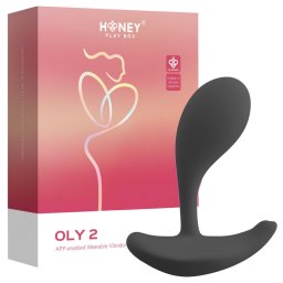 Honey Play Box Oly 2 - App-vezérelt G-pont és csiklóizgató vibrátor (fekete)
