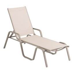 KETTLER BASIC PLUS alumínium napozóágy - taupe / bézs