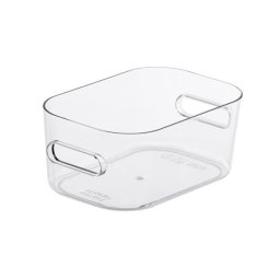 SMARTSTORE Műanyag tárolódoboz, 0,6 liter, SMARTSTORE "Compact Clear XS", átlátszó