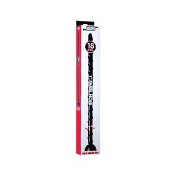 Hosed Swirl Thin Anal Snake 18 - anál dildó (fekete)