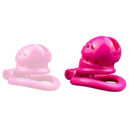 Sex Slave M - szexi rzsaszn chastity cage (6.5 x 3.5 cm)