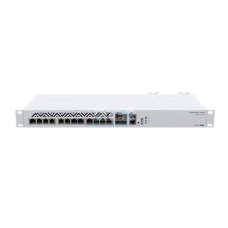 MIKROTIK Cloud Router Switch 1x100Mbps + 8x10Gbps + 4x10Gbps Combo SFP+, Redundáns, Rackes - CRS312-4C+8XG-RM