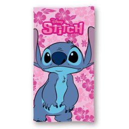 Disney Lilo és Stitch, A csillagkutya Floral Love fürdőlepedő, strand törölköző 70x140cm (Fast Dry)
