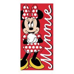 Disney Minnie Polka Love fürdőlepedő, strand törölköző 70x140cm (Fast Dry)
