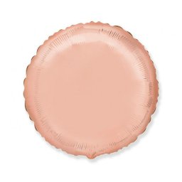 Fólia lufi, 17"/43cm, gömb, rose gold
