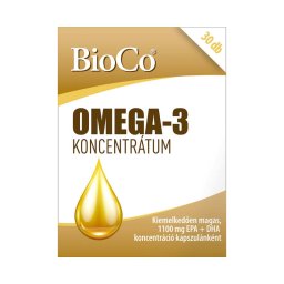 BioCo Omega-3 koncentrátum kapszula 30x