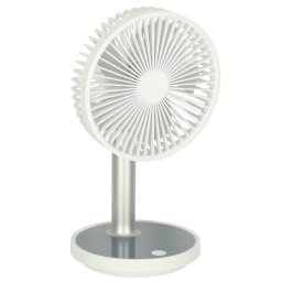 Vezeték Nélküli Asztali Ventilátor, 30 cm, Fehér, 4 Mód, 7 Óra, Usb
