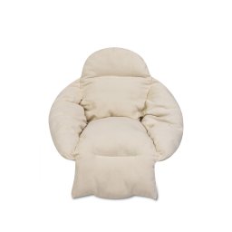 Gólyafészek Párna XXL 64x56x66cm Ekrü, 65% Pamut, 35% Poliészter