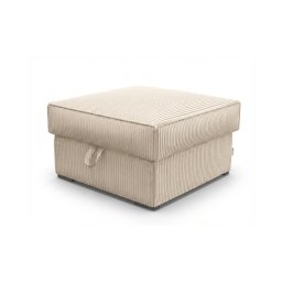 Krém színű SMART COSARO tárolós ülőke 65x65 cm POSO 105