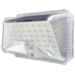 Entac Napelemes Műanyag Lámpa 1.5W SMD 3 mód PIR