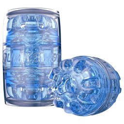 Fleshlight Quickshot Turbo - kétvégű utazó maszturbátor (kék)