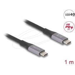 USB 3.1 Type-C(M) / USB 3.1 Type-C(M) 1m kabel 40Gbps/240W Delock 81191