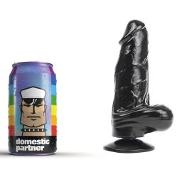 Dildo DP90B Panzer S - prmium fekete dild 12 cm x 5 cm
