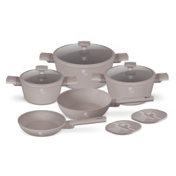 Berlinger Haus Edénykészlet 10 részes titánpro bevonattal matt Taupe Collection BH/8110NN